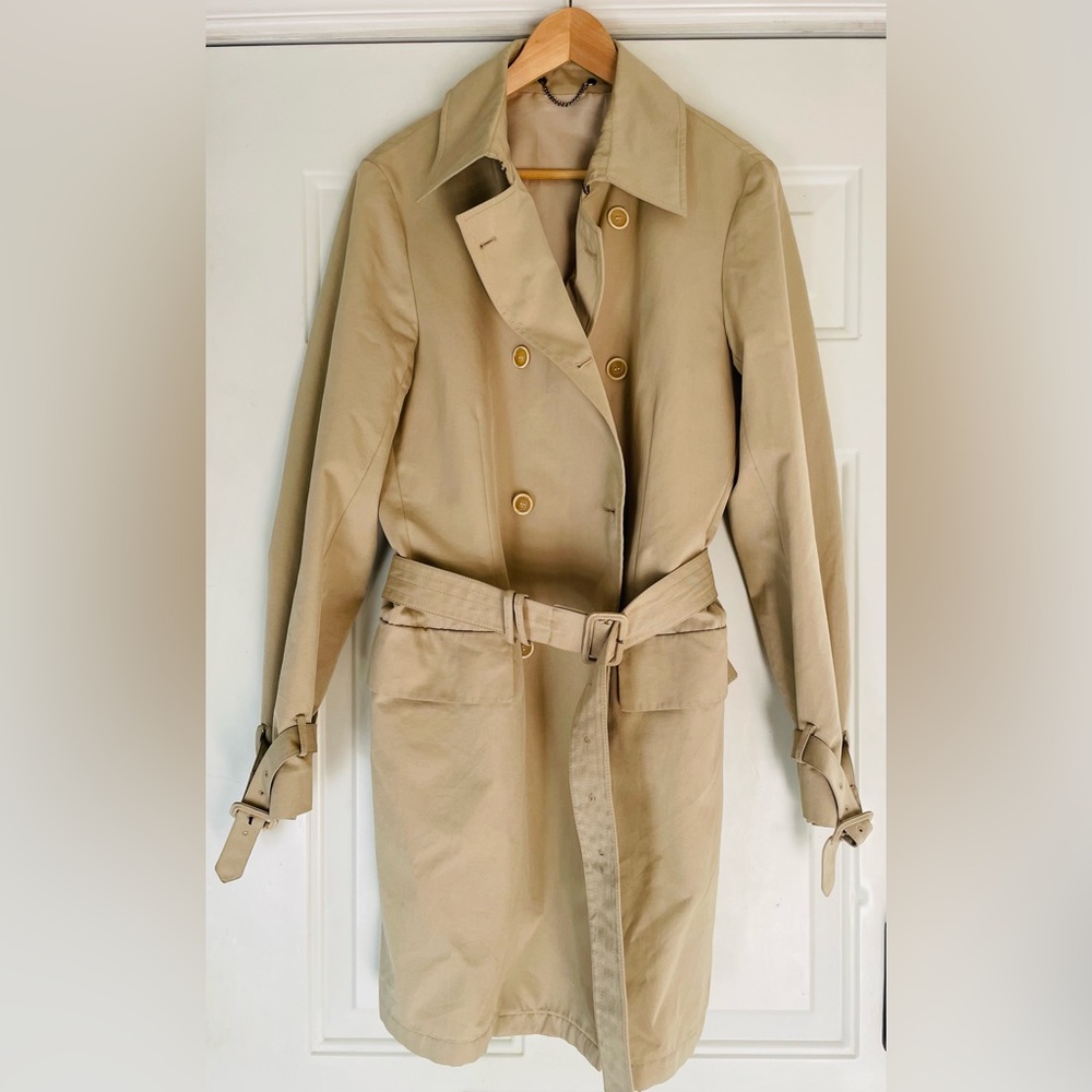 Prada beige trench coat